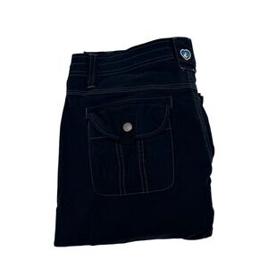 Kuhl Black Cargo Trekr Capri Pants Womens Size 6‎ Outdoor Hiking